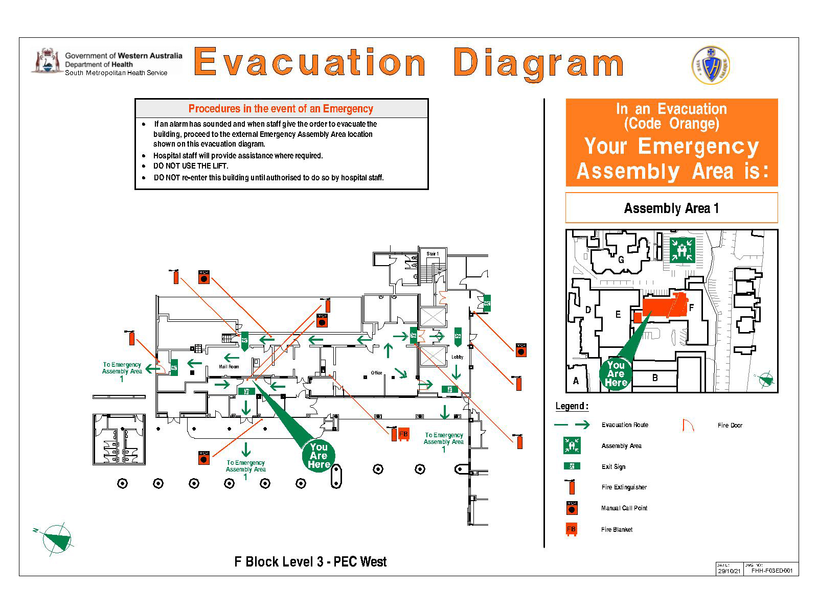 Emergency Evacuation Diagrams - Perth Cadcentre